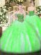 Floor Length Ball Gown Prom Dress Sweetheart Sleeveless Lace Up