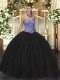 Sleeveless Beading Lace Up Sweet 16 Dress