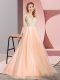Glorious Sleeveless Zipper Floor Length Lace Prom Dress