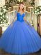 Customized Long Sleeves Lace Up Floor Length Lace Quinceanera Gown