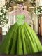 Floor Length Lace Up Sweet 16 Dresses for Military Ball and Sweet 16 and Quinceanera with Appliques