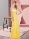 Vintage Gold Sweetheart Lace Up Ruching Sleeveless