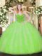Spectacular Beading and Ruffles Vestidos de Quinceanera Lace Up Sleeveless Floor Length
