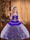 Floor Length Ball Gowns Sleeveless Multi-color Little Girls Pageant Dress Lace Up