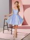 Lavender Sleeveless Tulle Zipper Vestidos de Damas for Prom and Party and Wedding Party