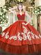 Spectacular Sleeveless Beading and Appliques Zipper Quince Ball Gowns