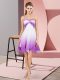 Ideal Multi-color Sleeveless Beading Asymmetrical Prom Dresses