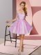 Off The Shoulder Sleeveless Tulle Court Dresses for Sweet 16 Appliques Zipper