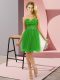 Sweet Tulle Sweetheart Sleeveless Zipper Beading Prom Party Dress in Green