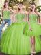 Affordable Organza Lace Up Quinceanera Gowns Sleeveless Floor Length Beading and Ruffles