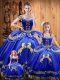 Sleeveless Beading and Embroidery Lace Up Vestidos de Quinceanera