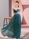 Adorable Floor Length Teal Homecoming Dress Sweetheart Sleeveless Lace Up