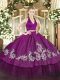 Discount Taffeta Sleeveless Floor Length 15 Quinceanera Dress and Appliques  Discount Taffeta Sleeveless Floor Length 15 Quinceanera Dress and Appliques