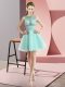 Sleeveless Beading and Bowknot Zipper Dress for Prom