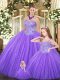Sweetheart Sleeveless 15 Quinceanera Dress Floor Length Beading Eggplant Purple Tulle Sweetheart Sleeveless 15 Quinceanera Dress Floor Length Beading Eggplant Purple Tulle