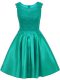 Attractive Sleeveless Lace Zipper Quinceanera Court of Honor Dress
