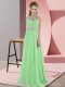 Sleeveless Chiffon Zipper Prom Dress for Prom and Party