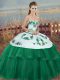Free and Easy Sweetheart Sleeveless Tulle 15 Quinceanera Dress Embroidery and Bowknot Lace Up