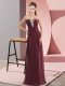 Burgundy Sweetheart Neckline Beading Prom Dress Sleeveless Zipper