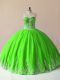 On Sale Floor Length Sweet 16 Quinceanera Dress Sweetheart Sleeveless Lace Up