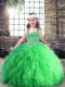 Beading Evening Gowns Lace Up Sleeveless Floor Length