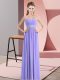 Most Popular Floor Length Lavender Prom Gown Sweetheart Sleeveless Zipper