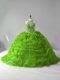 Inexpensive Ball Gowns Sleeveless Green 15th Birthday Dress Court Train Lace Up Inexpensive Ball Gowns Sleeveless Green 15th Birthday Dress Court Train Lace Up