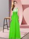 Delicate Scoop Backless Appliques Court Dresses for Sweet 16 Sleeveless