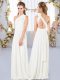 Luxury Sleeveless Lace Criss Cross Damas Dress