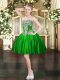 Stunning Mini Length Green Party Dresses Sweetheart Sleeveless Lace Up