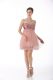 Exquisite Pink Sweetheart Zipper Beading Prom Dresses Sleeveless