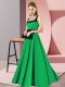 Affordable Sleeveless Zipper Floor Length Belt Court Dresses for Sweet 16