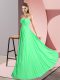 Pretty Sleeveless Ruching Lace Up Prom Gown