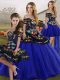 Clearance Embroidery Sweet 16 Quinceanera Dress Royal Blue Lace Up Sleeveless Floor Length Clearance Embroidery Sweet 16 Quinceanera Dress Royal Blue Lace Up Sleeveless Floor Length