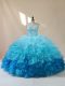 Floor Length Multi-color Sweet 16 Dresses Sweetheart Sleeveless Lace Up