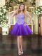 Sweetheart Sleeveless Tulle Prom Dress Appliques Lace Up