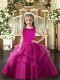 On Sale Fuchsia Ball Gowns Tulle Scoop Sleeveless Ruffled Layers Floor Length Lace Up Kids Pageant Dress On Sale Fuchsia Ball Gowns Tulle Scoop Sleeveless Ruffled Layers Floor Length Lace Up Kids Pageant Dress