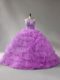 Best Ball Gowns Sleeveless Lilac 15th Birthday Dress Court Train Lace Up