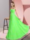 Shining Lace Up Sweetheart Ruching Prom Dress Chiffon Sleeveless