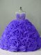 Lavender Sleeveless Beading Lace Up Quinceanera Gown