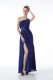 Customized Beading and Ruching Prom Dress Royal Blue Backless Sleeveless Floor Length