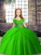 Fantastic Ball Gowns Tulle Straps Sleeveless Beading Floor Length Lace Up Child Pageant Dress  Fantastic Ball Gowns Tulle Straps Sleeveless Beading Floor Length Lace Up Child Pageant Dress