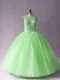 Lovely Sweet 16 Dresses Sweet 16 and Quinceanera with Beading Sweetheart Sleeveless Lace Up