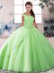 Fantastic Ball Gown Prom Dress Military Ball and Sweet 16 and Quinceanera with Beading Off The Shoulder Sleeveless Brush Train Lace Up