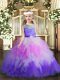 Trendy Multi-color Sleeveless Tulle Backless Kids Formal Wear for Party and Wedding Party