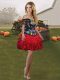 Beauteous Mini Length Ball Gowns Sleeveless Wine Red Homecoming Dress Lace Up
