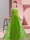 Lace Up Quinceanera Court Dresses Beading Sleeveless Floor Length