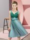 Elegant Sleeveless Appliques Lace Up Court Dresses for Sweet 16