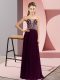 Artistic Floor Length Burgundy Prom Evening Gown Sweetheart Sleeveless Lace Up