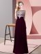 Clearance Chiffon Sleeveless Floor Length Evening Dress and Beading